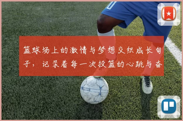 篮球场上的激情与梦想交织成长句子，记录着每一次投篮的心跳与奋斗的历程
